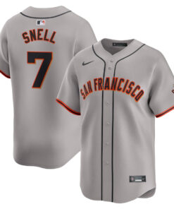 Blake Snell 7 San Francisco Giants Away Limited Men Jersey - Gray