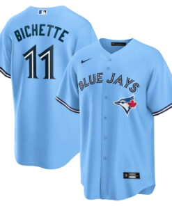 Bo Bichette 11 Toronto Blue Jays Alternate Men Jersey - Powder Blue