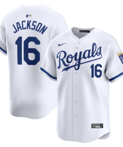 Bo Jackson 16 Kansas City Royals Home Limited Player Men Jersey - White