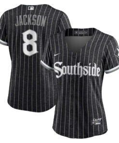 Bo Jackson 8 Chicago White Sox Women's City Connect Player Jersey - Black