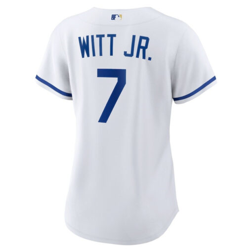 Bobby Witt Jr. 7 Kansas City Royals Women's Home Player Jersey - White - Image 3