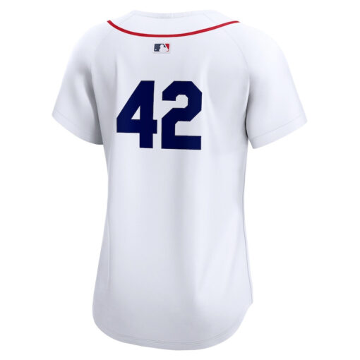 Boston Red Sox 2024 Jackie Robinson Day Home Limited Women Jersey - White - Image 3