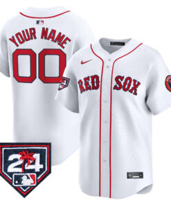 Boston Red Sox 2024 Spring Training Custom Men Jersey - White