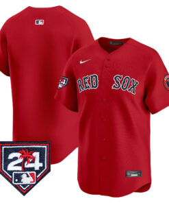Boston Red Sox 2024 Spring Training Men Jersey - Red