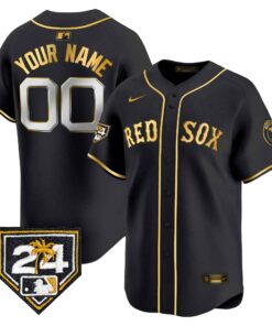 Boston Red Sox 2024 Spring Training Patch Vapor Premier Limited Custom Jersey