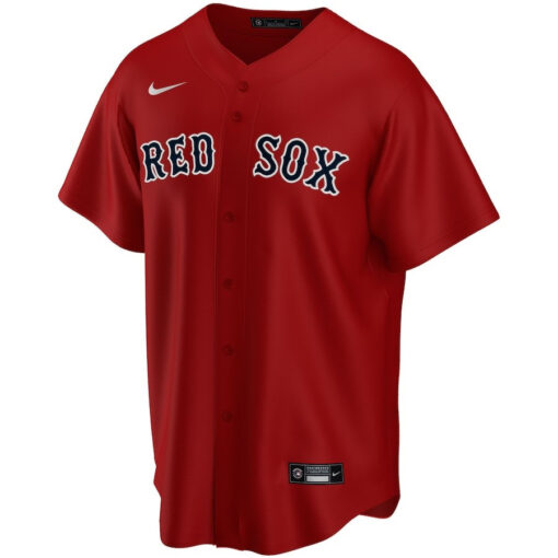 Boston Red Sox Alternate Custom Men Jersey - Red - Image 2