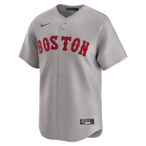 Boston Red Sox Away Limited Custom Men Jersey - Gray - Image 2