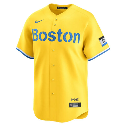 Boston Red Sox City Connect Limited Men Jersey - Gold - Image 2