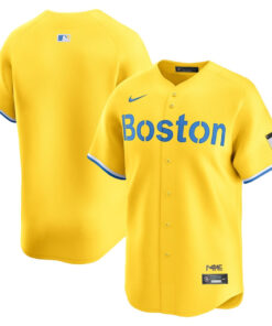 Boston Red Sox City Connect Limited Men Jersey - Gold