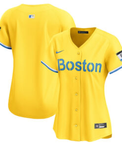 Boston Red Sox City Connect Limited Women Jersey - Gold