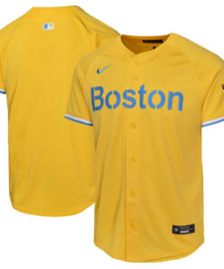 Boston Red Sox City Connect Limited YOUTH Jersey - Gold