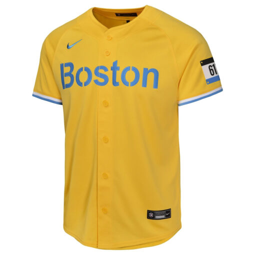 Boston Red Sox City Connect Limited YOUTH Jersey - Gold - Image 2