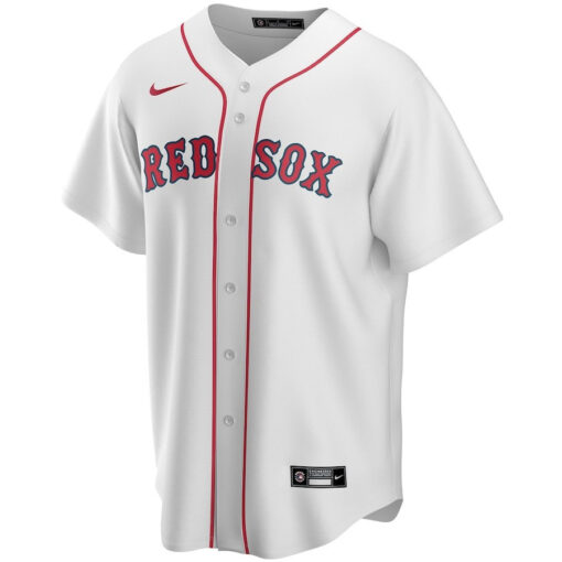 Boston Red Sox Home Custom Men Jersey - White - Image 2