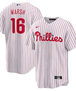 Brandon Marsh 16 Philadelphia Phillies Men Jersey - White