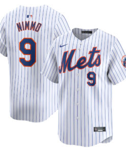 Brandon Nimmo 9 New York Mets Home Limited Player Men Jersey - White