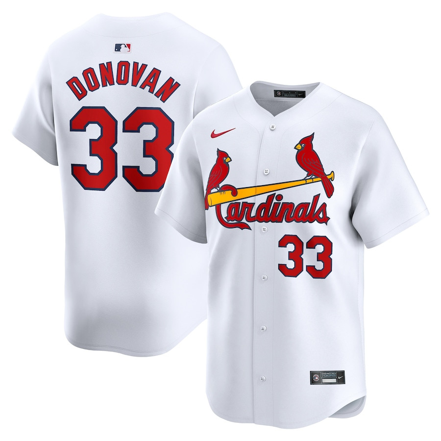 Brendan Donovan 33 St. Louis Cardinals Home Limited Men Jersey - White