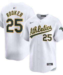 Brent Rooker 25 Oakland Athletics Home Limited Player Men Jersey - White