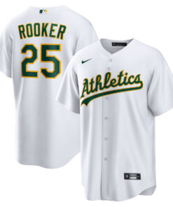 Brent Rooker 25 Oakland Athletics Home Men Jersey - White
