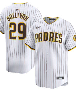 Brett Sullivan 29 San Diego Padres Home Limited Player Men Jersey - White