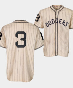 Brooklyn Dodgers Chris Taylor 1933 Heritage 3 Gold Pinstripe Jersey