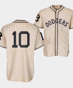Brooklyn Dodgers Justin Turner 1933 Heritage 10 Gold Pinstripe Jersey