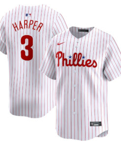 Bryce Harper 3 Philadelphia Phillies Home Limited Jersey - White