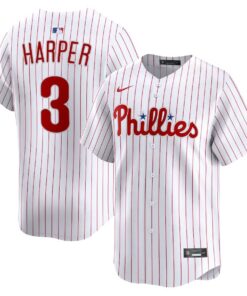 Bryce Harper 3 Philadelphia Phillies Home Limited Player Men Jersey - White
