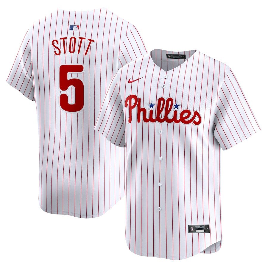 Bryson Stott 5 Philadelphia Phillies Home Limited Player Men Jersey - White