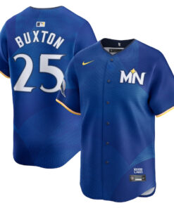 Byron Buxton 25 Minnesota Twins 2024 City Connect Limited Men Jersey - Royal