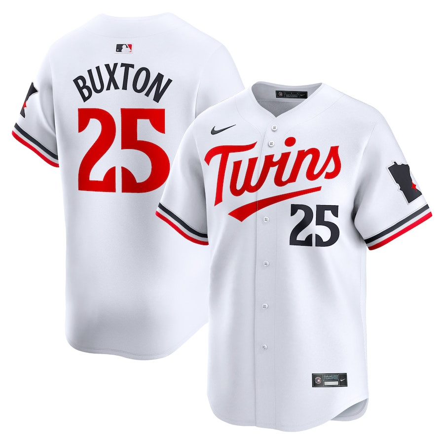 Byron Buxton 25 Minnesota Twins Home Limited Player Men Jersey - White