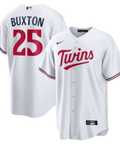 Byron Buxton 25 Minnesota Twins Home Men Jersey - White