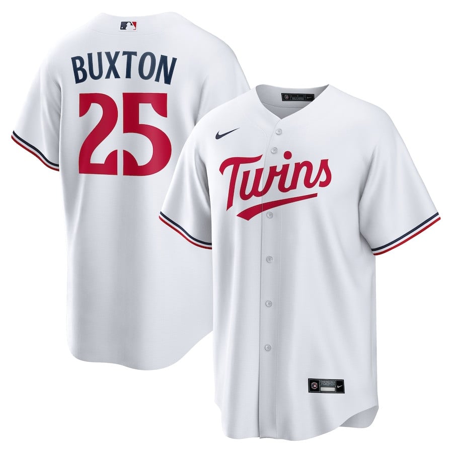 Byron Buxton 25 Minnesota Twins Home Men Jersey - White