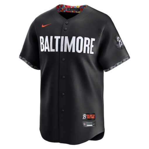 Cal Ripken Jr. 8 Baltimore Orioles City Connect Retired Men Jersey - Black - Image 2