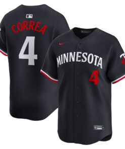 Carlos Correa 4 Minnesota Twins Alternate Limited Men Jersey - Navy