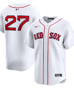 Carlton Fisk 27 Boston Red Sox Home Limited Player Men Jersey - White
