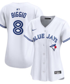 Cavan Biggio 8 Toronto Blue Jays Women Home Limited Player Jersey - White