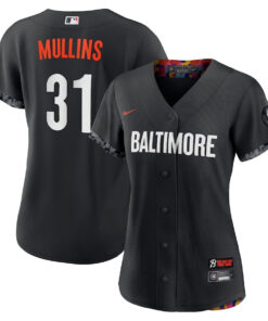 Cedric Mullins 31 Baltimore Orioles Women 2023 City Connect Jersey - Black
