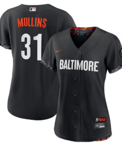 Cedric Mullins 31 Baltimore Orioles Women's 2023 City Connect Player Jersey - Black