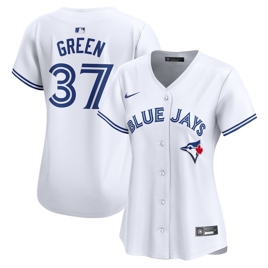 Chad Green 37 Toronto Blue Jays Women Home Limited Player Jersey - White