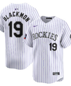 Charlie Blackmon 19 Colorado Rockies 2024 MLB World Tour Mexico City Series Home Limited Jersey - White