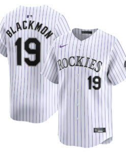 Charlie Blackmon 19 Colorado Rockies Home Limited Player Men Jersey - White