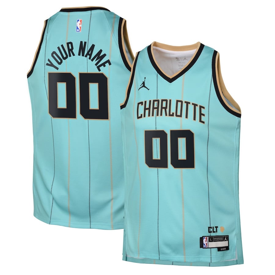 Charlotte Hornets 2024/25 Swingman Custom YOUTH Jersey - City Edition - Mint - JS405
