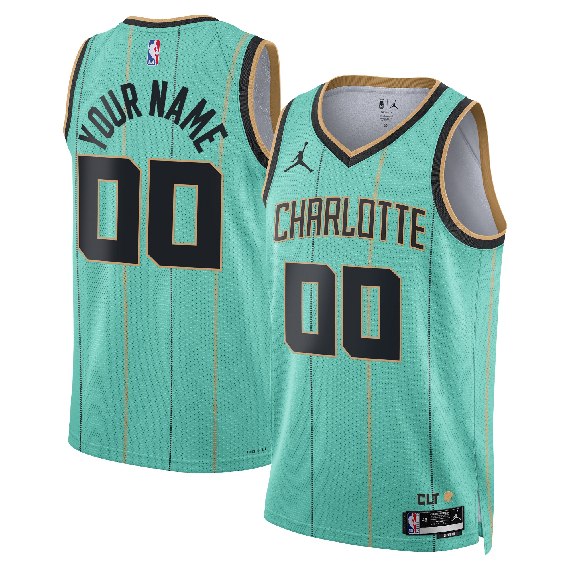 Charlotte Hornets Jordan City Edition Swingman Jersey 2024 - Custom - Unisex - JS155