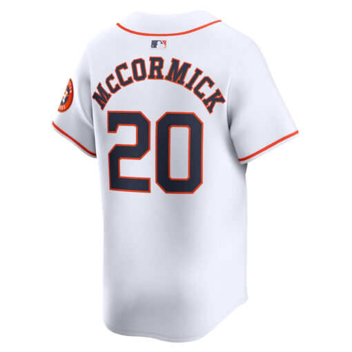 Chas McCormick 20 Houston Astros Home Limited Player Men Jersey - White - Image 3