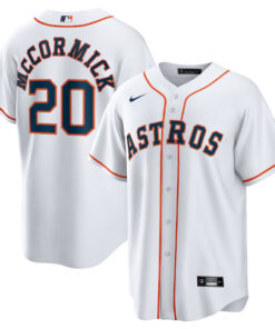 Chas McCormick 20 Houston Astros Home Player Men Jersey - White
