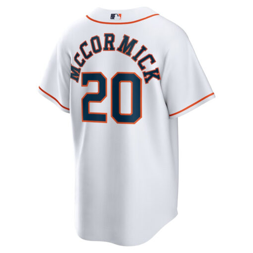 Chas McCormick 20 Houston Astros Home Player Men Jersey - White - Image 3