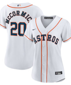 Chas McCormick 20 Houston Astros Home Player Women Jersey - White