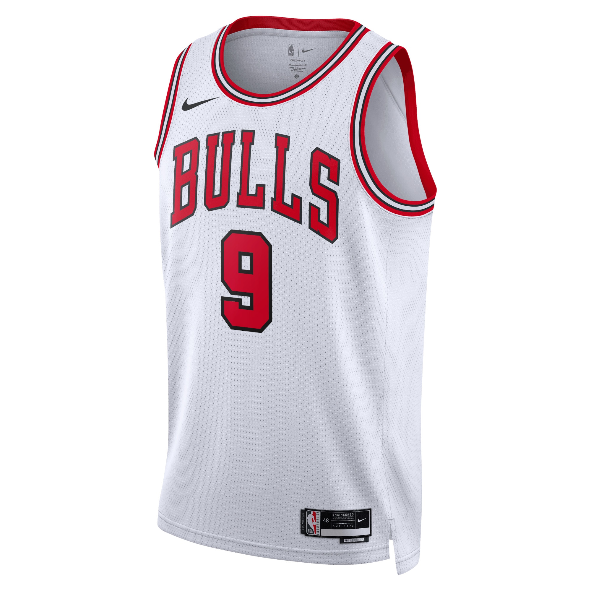 Chicago Bulls Association Edition Swingman Jersey - White - Nikola VuÄeviÄ‡ - Unisex - JS740