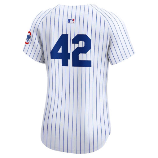 Chicago Cubs 2024 Jackie Robinson Day Home Limited Women Jersey - White - Image 3
