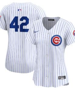 Chicago Cubs 2024 Jackie Robinson Day Home Limited Women Jersey - White